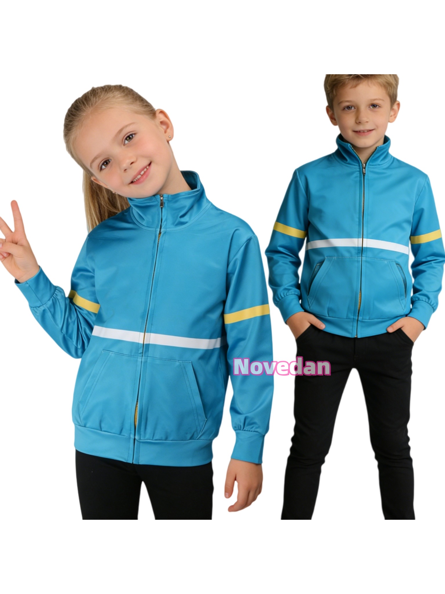 Embroidery Zip Up Hoodie - زي تنكري لشخصية ماكس مايفيلد من