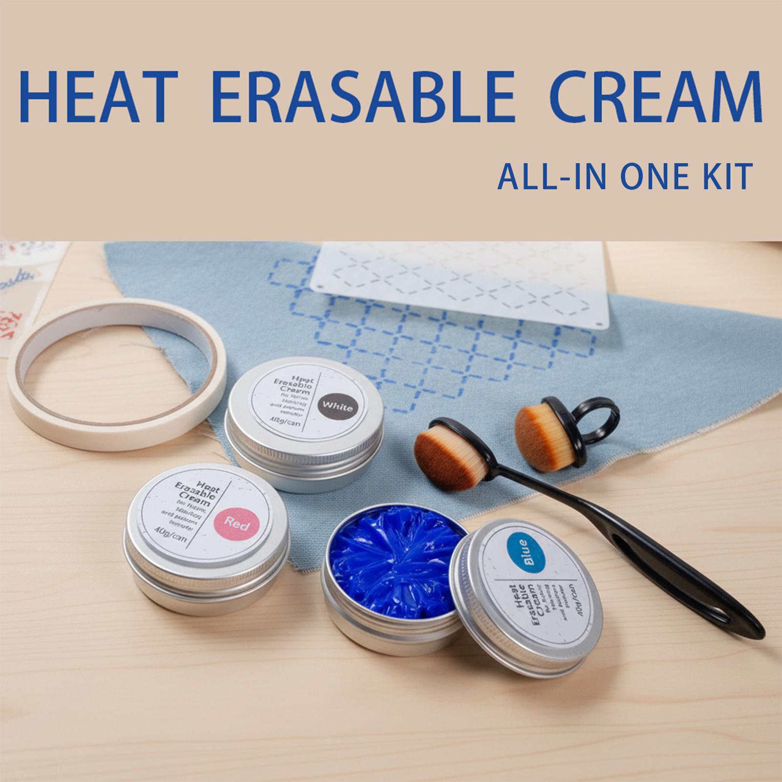 Embroidery Kit - 40 جرام/علبة كريم قماشي قابل للمسح