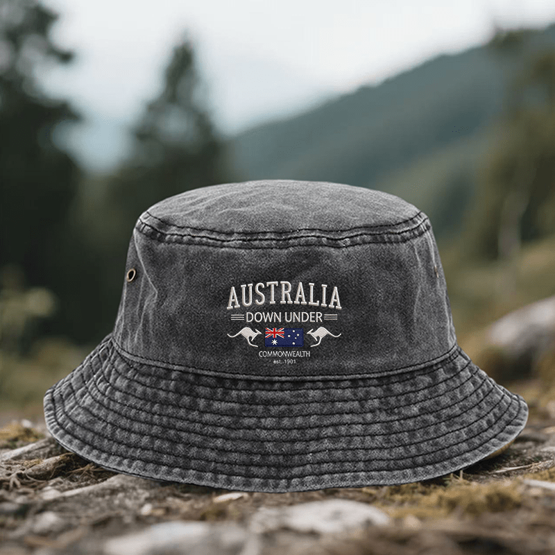 Embroidery Australia - قبعة مطرزة عليها كلمة 