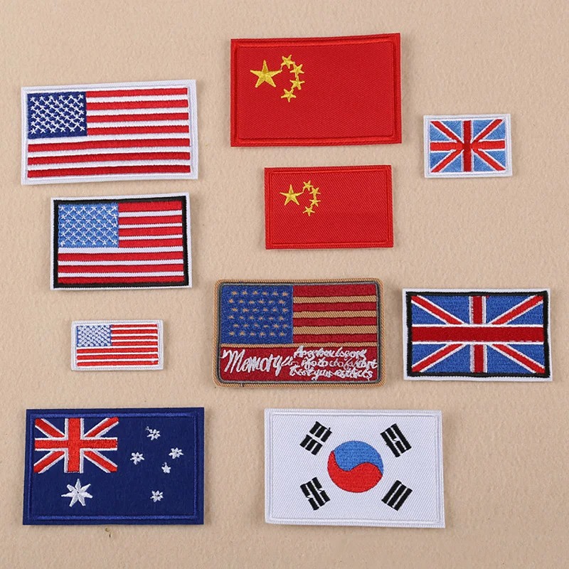 Embroidery Australia - بقع مطرزة بعلم إنجليزي من الولايات