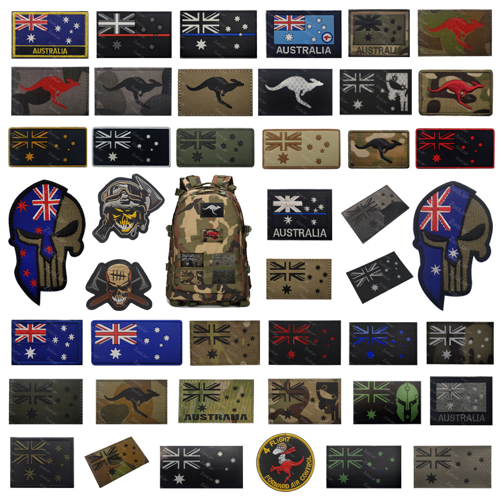 Embroidery Australia - ثلاثية الأبعاد شارة مطرزة على ظهره