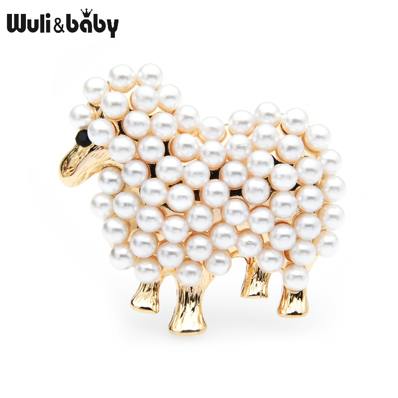 Embroidery Australia - Wuli & baby-بروش غنم لؤلؤي صغير