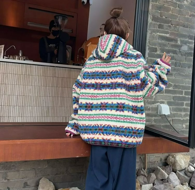 سترة صوفية جديدة لربيع وخريف 2 - مراجعة Embroidery Zip Up Hoodie وسعره