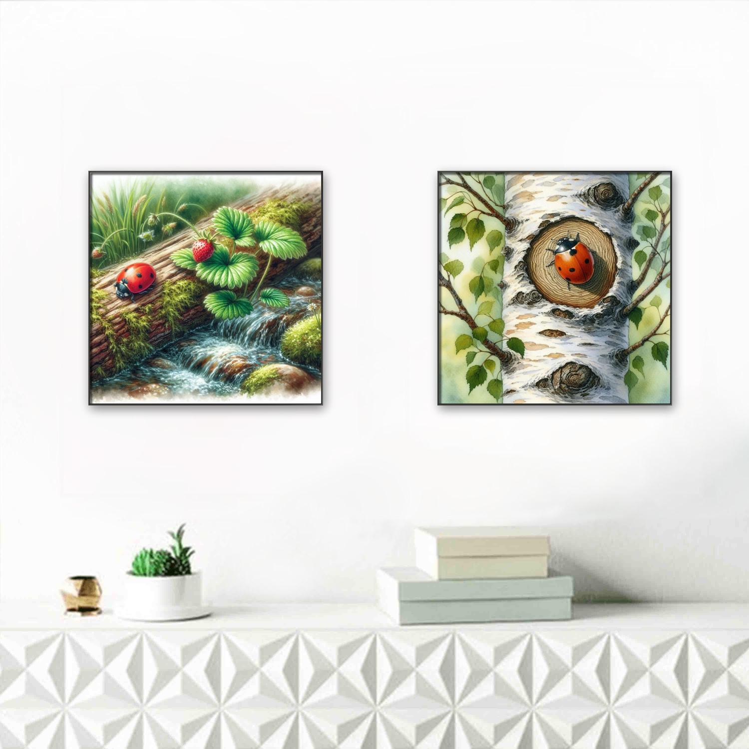 طقم رسم بالألماس ثلاثي الأبعاد - مراجعة Embroidery Lady Bug وسعره