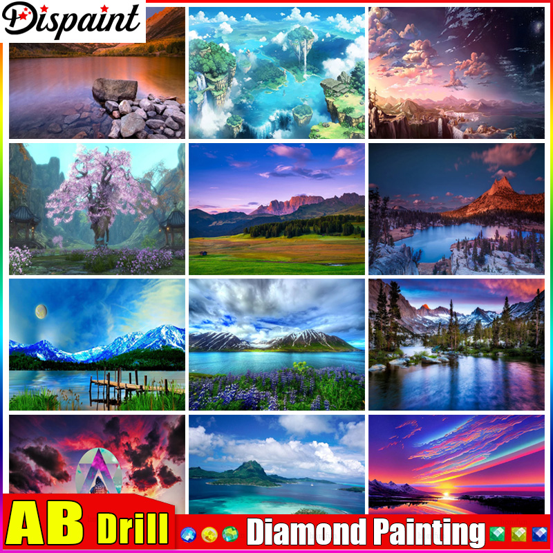 Dispaint AB الماس اللوحة كامل  - مراجعة Embroidery Roll Pattern وسعره