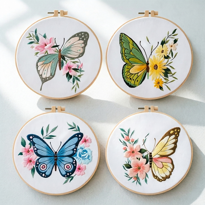 قطعة واحدة 20×20 سم (7.87 بوصة - مراجعة Embroidery Needles وسعره