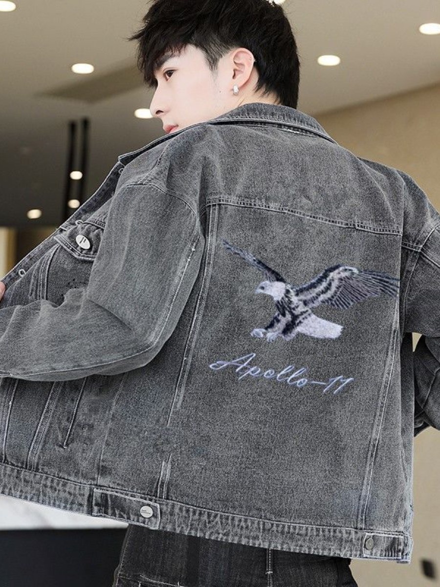 جاكيت جينز رجالي جديد لعام 202 - مراجعة Embroidery Jeans وسعره