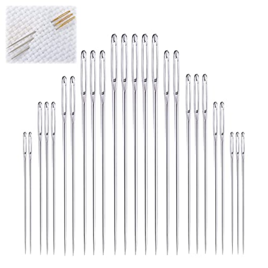 إبر خياطة كبيرة الحجم، إبر تطر - مراجعة Embroidery Needles وسعره