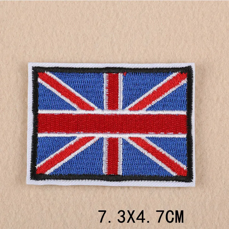 بقع مطرزة بعلم إنجليزي من الول - مراجعة Embroidery Australia وسعره