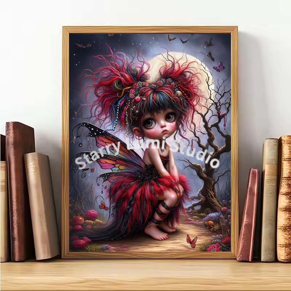 طقم رسم بالألماس ثلاثي الأبعاد - مراجعة Embroidery Gothic وسعره