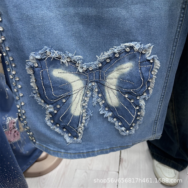 جديد الربيع الصيف فضفاض المرأة - مراجعة Embroidery Jeans وسعره