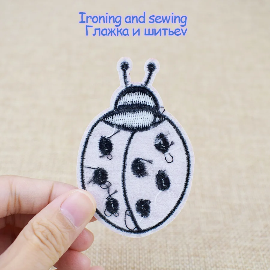 بقع للملابس الحديد على زين الح - مراجعة Embroidery Lady Bug وسعره