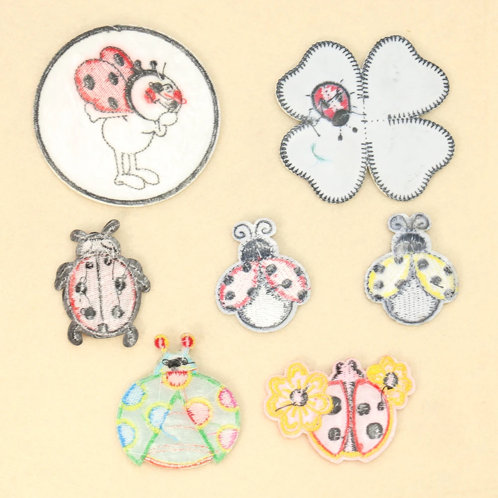 شارات تطريز خنفساء كرتونية لمل - مراجعة Embroidery Lady Bug وسعره