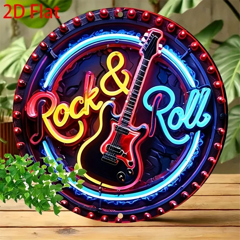 لافتة نيون بتصميم روك عتيق، زخ - مراجعة Embroidery Garden وسعره