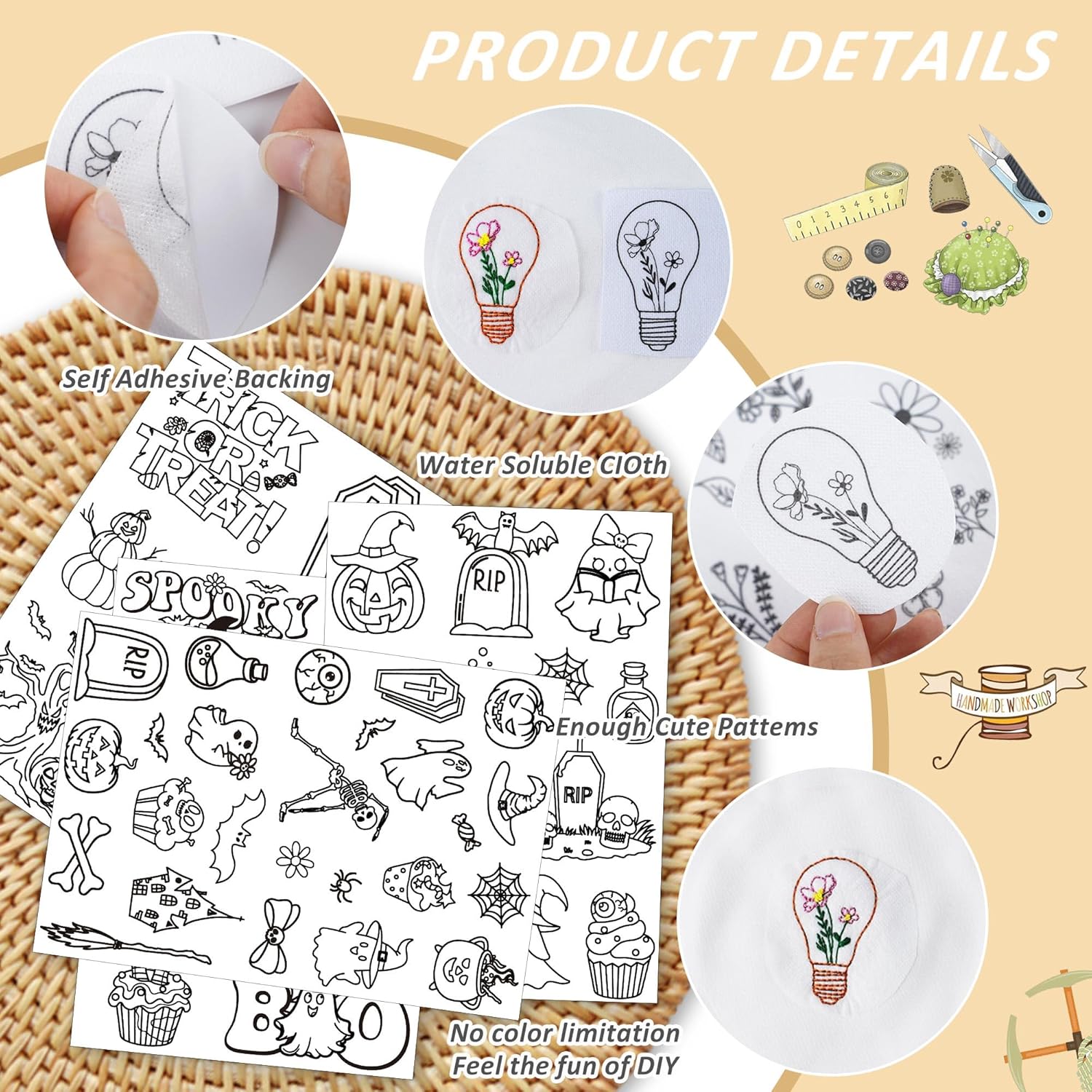 نمط التطريز المثبت القابل للذو - مراجعة Embroidery Meaning وسعره