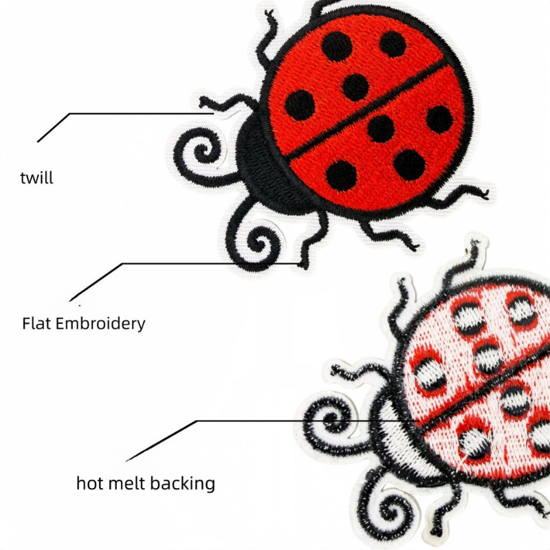 رقعة تطريز إبداعية لطيفة على ش - مراجعة Embroidery Lady Bug وسعره